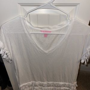 Lily pulitzer size xsmall white tee